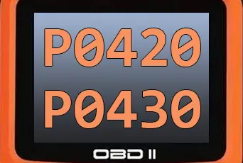 DTC P0420 e P0430